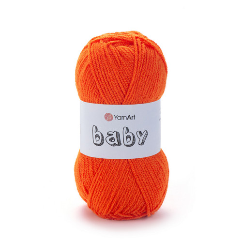 Příze Baby - razivě oranžová