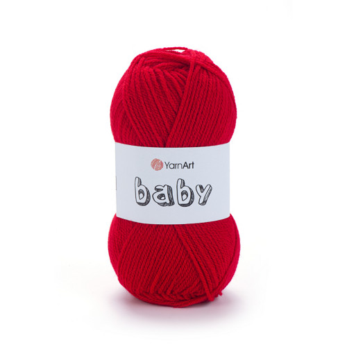 Příze Baby - razivě červená