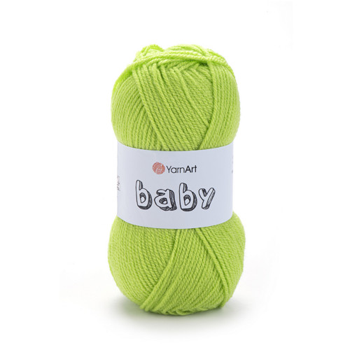Příze Baby - žlutozelená