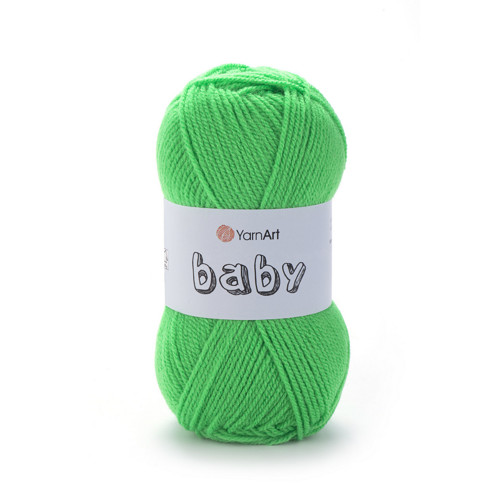 Příze Baby - neonově zelená