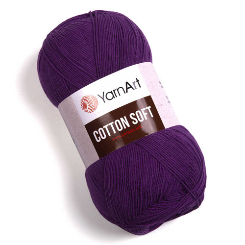 Příze Cotton Soft - tmavě fialová
