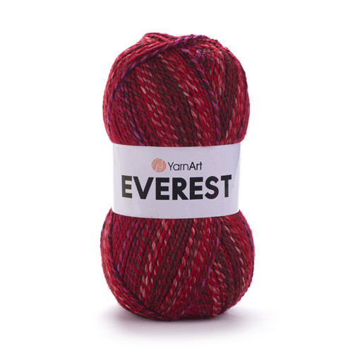 Příze Everest - červený melír