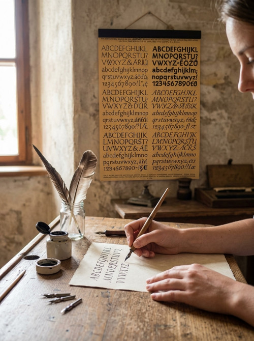 Plakát - vzorník typografie — foto 1