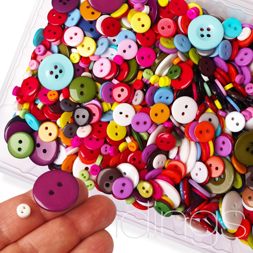 Mix knoflíků / 20 gr ~ 80 ks