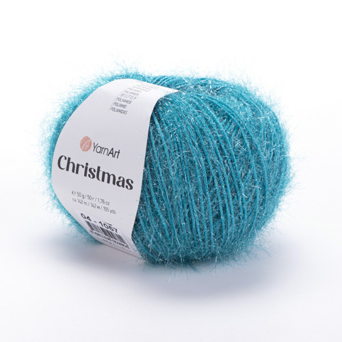 Příze Christmas - tyrkysová