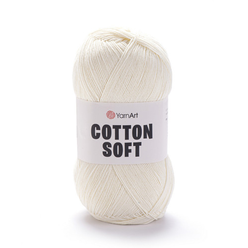 Příze Cotton Soft - smetanová — foto 1