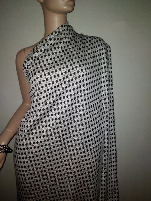 Elastický úplet žakard š150cm,10cm