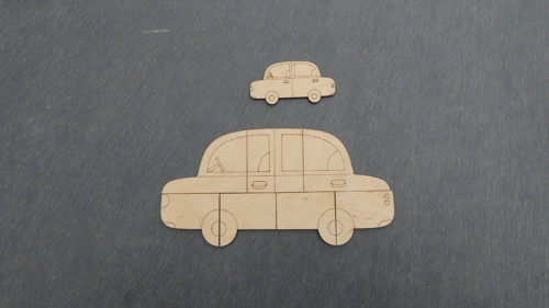 Auto-skládačka s magnety