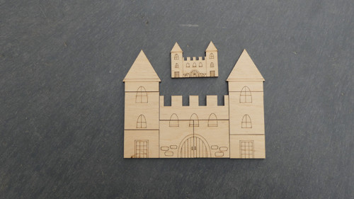 Hrad-skládačka s magnety