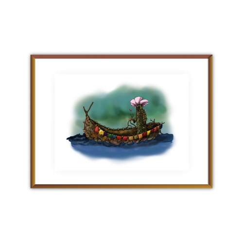 Tajemná příroda – autorská fantasy ilustrace
