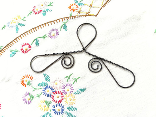 Drátěné mini ramínko 2 - 13 cm, B