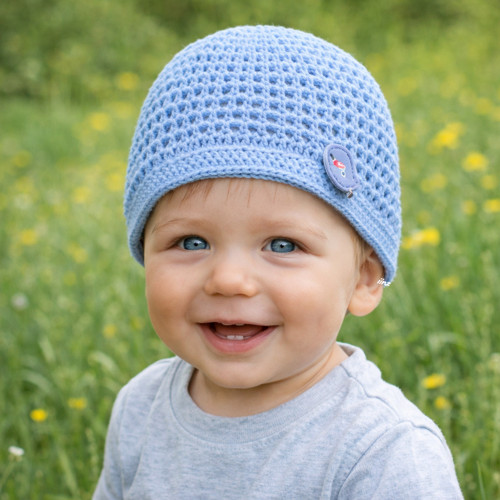 Letní čepička (42 - 48 cm), bambus