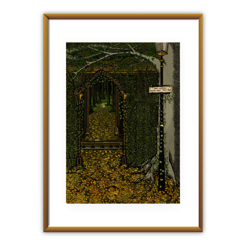 Cesta do Eridu – fantasy autorská ilustrace
