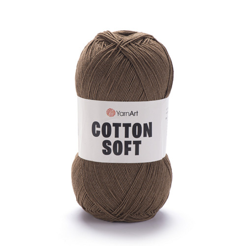Příze Cotton Soft - hnědá — foto 1