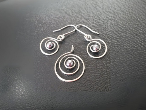 Spirálková soupravička - amulet