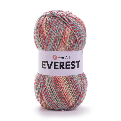 Příze Everest - barevná růžová