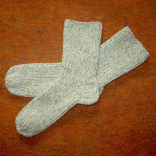 Pletené teplé ponožky — foto 1