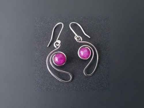 Náušničky s jadeitem - talisman