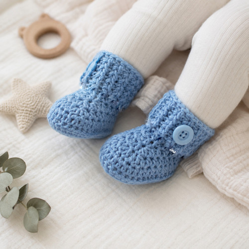 Háčkované botičky (9 cm)