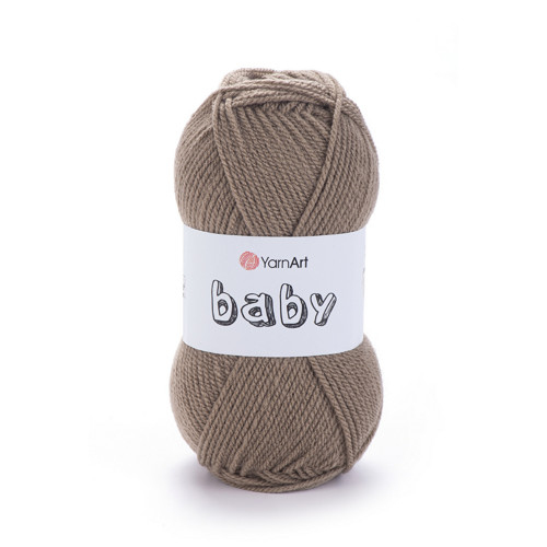 Příze Baby - hnědá