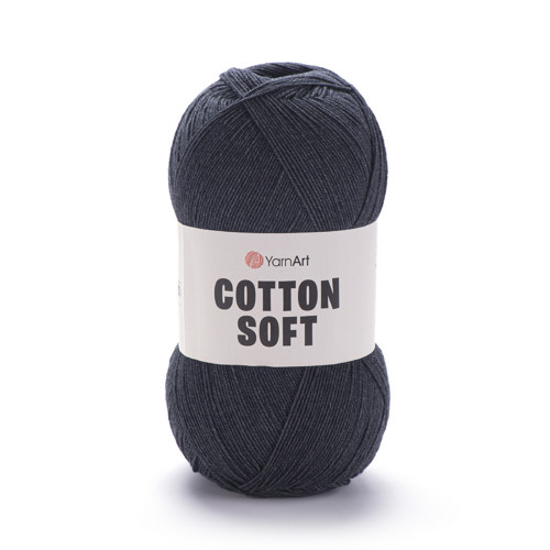 Příze Cotton Soft - antracitová