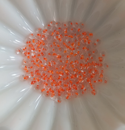 PRECIOSA drop s neonovým průtahem - oranžový