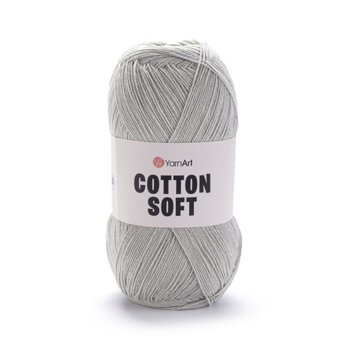 Příze Cotton Soft - světle šedá — foto 1
