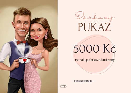 Dárkový poukaz v hodnote 5000 Kč — foto 1