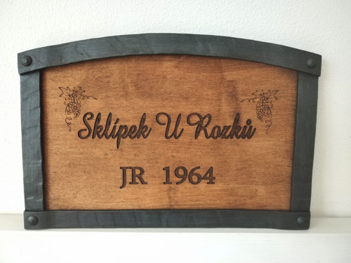 Originální cedule vinný sklep