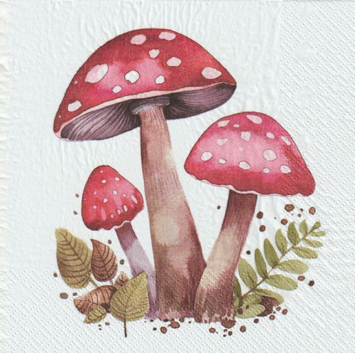 Ubrousek - muchomůrky