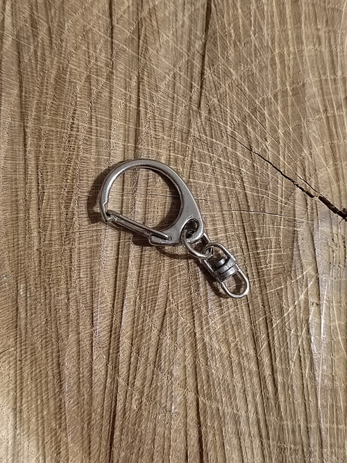 Kovová karabinka 18x40 mm barva nikl