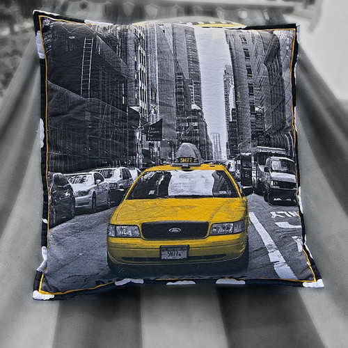Polštář čtvercový větší - New York