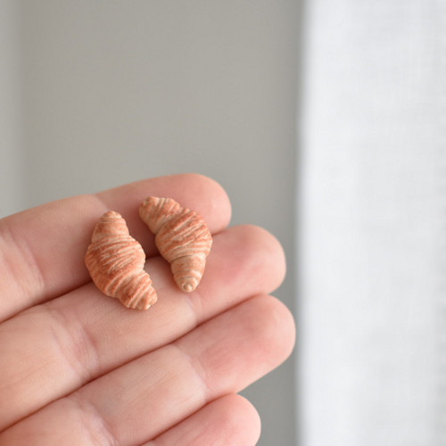 Croissant náušnice - Chirurgická ocel
