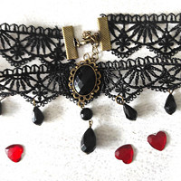 Gothic choker.