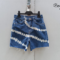 recy džínové kraťasy DENIM - pas 64cm, boky 84cm