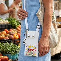 Kožená crossbody/pouzdro na mobil 2323