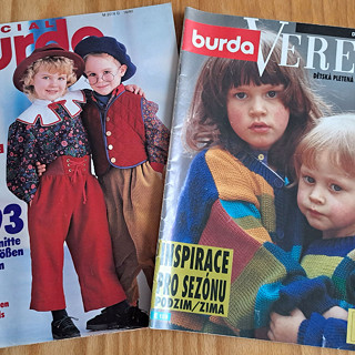 Časopis vícebarevný Burda + Burda Verena / od Babiččin krámek | Fler.cz