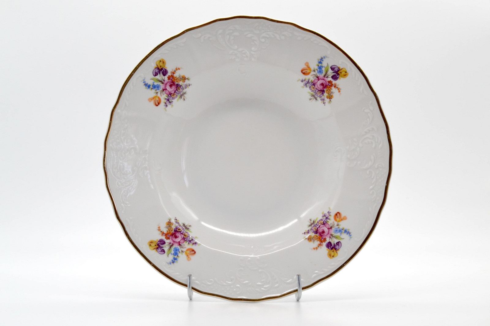 Porcelán bílý Hluboké talíře Bernadotte - sada 4 kusy / od piras ...