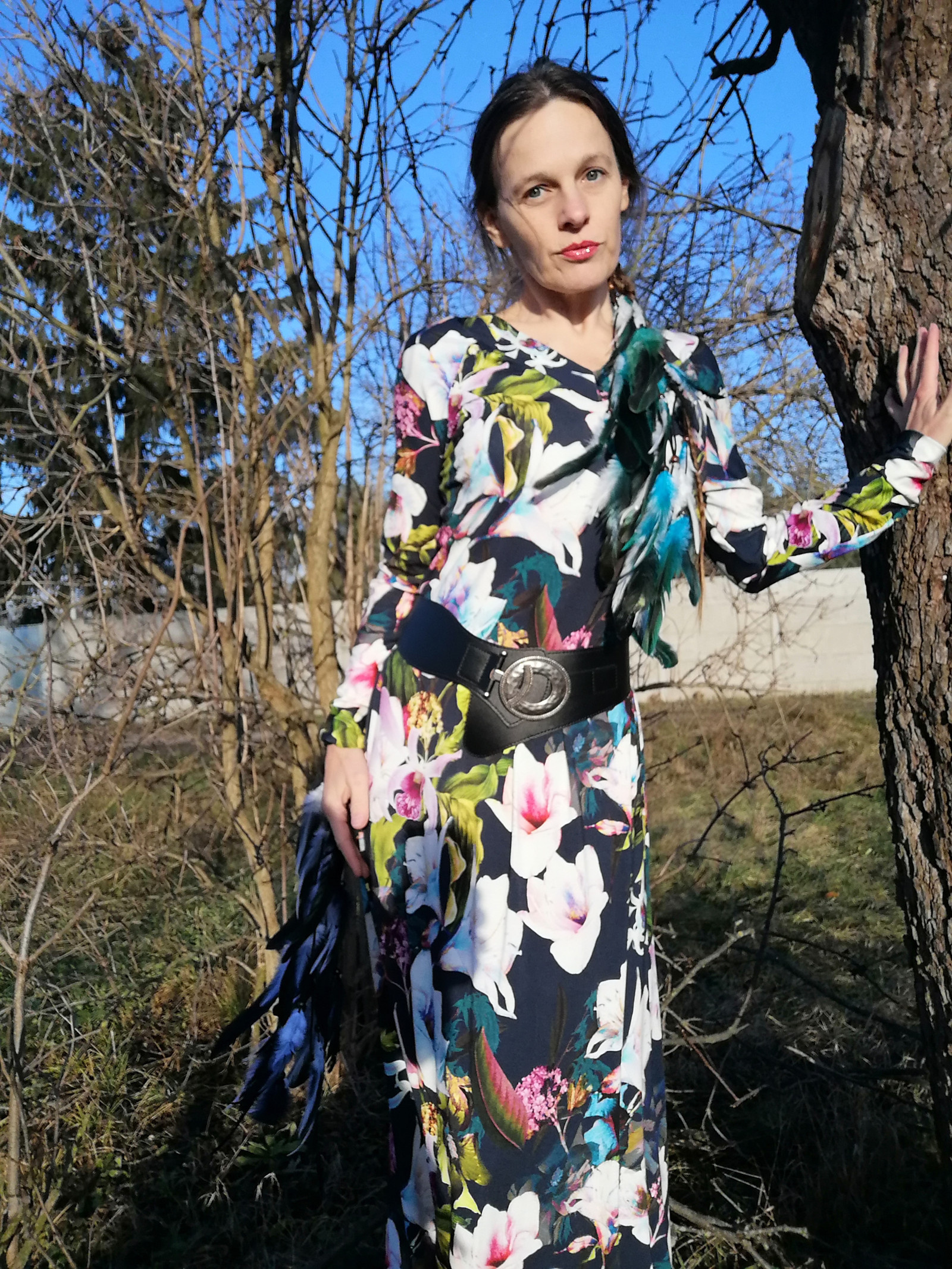Anne - Stylové maxi šaty s vysokým pasem pro dámy main image 1