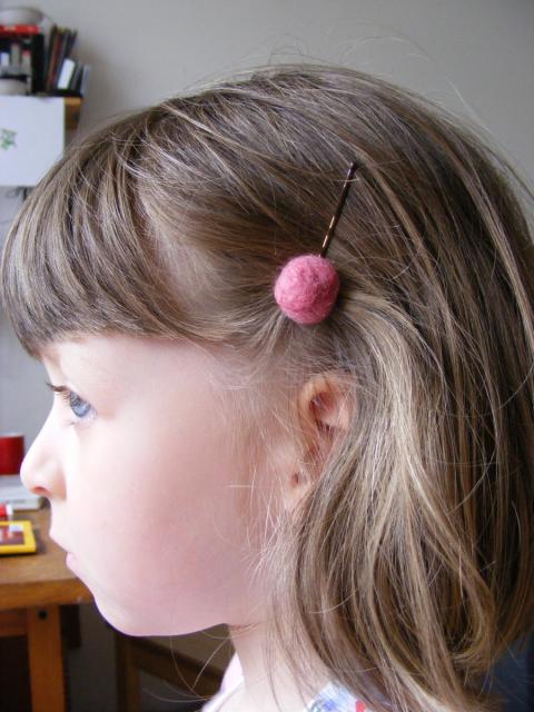 Plstěné sponky — foto 2