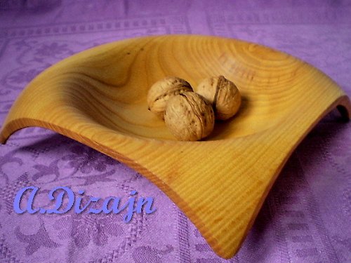 Jaseňová miska v modernom dizajne /objednávka — foto 2