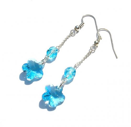 Modré Swarovski — foto 3