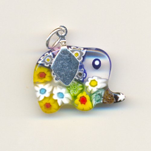 Millefiori barevný sloník III — foto 2