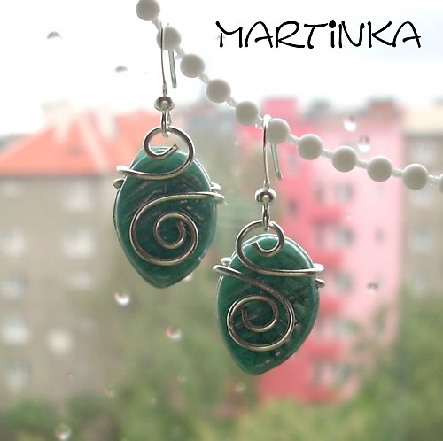 Náušky - lístečky — foto 2