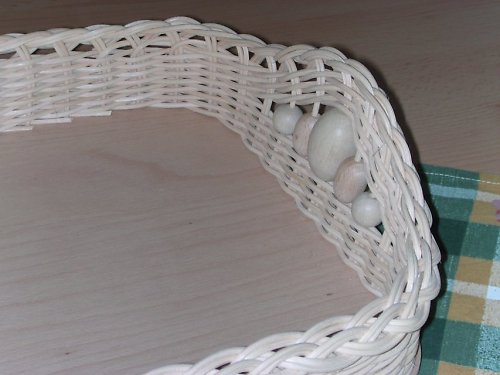 Čtvercový košíček s kuličkami — foto 3