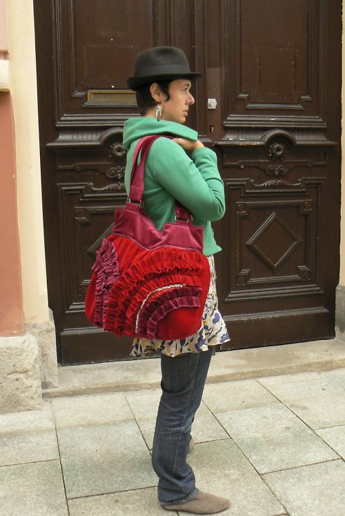 Sametová taška CATHERINE RINGER — foto 3
