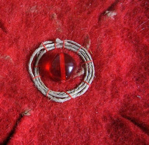 Provázková brož s naušnicemi — foto 3