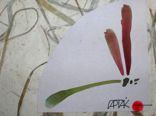 Přáníčko- čínská malba, VÁŽKA 1 — foto 4
