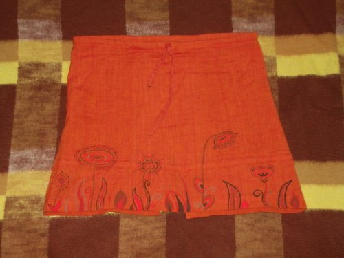 Oranžová sukýnka — foto 4