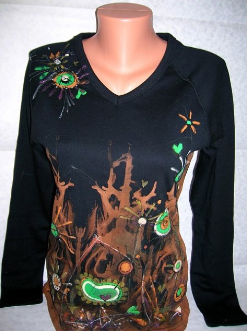 Triko dámské, "KYTKY", XL — foto 2